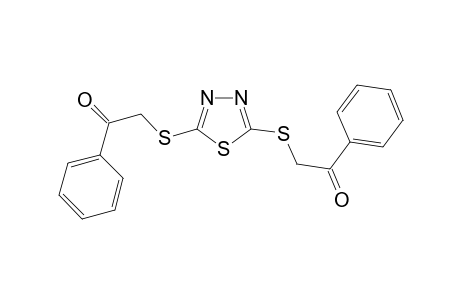 ethanone, 2-[[5-[(2-oxo-2-phenylethyl)thio]-1,3,4-thiadiazol-2-yl]thio]-1-phenyl-