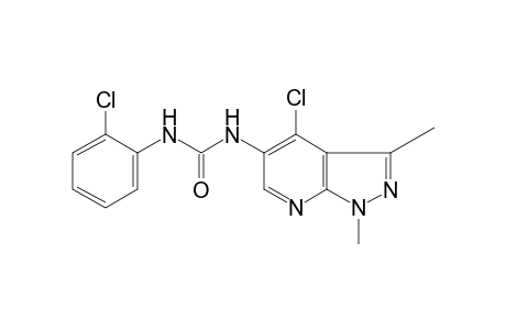 1-(4-chloro-1,3-dimethyl-1H-pyrazolo[3,4-b]pyridin-5-yl)-3-(o-chlorophenyl)urea