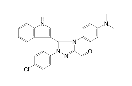 1-[2-(4-chlorophenyl)-4-(4-dimethylaminophenyl)-3-(1H-indol-3-yl)-3H-1,2,4-triazol-5-yl]ethanone