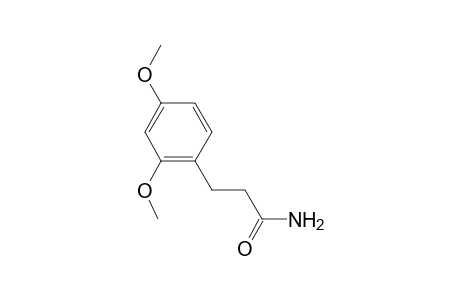 3-(2,4-Dimethoxyphenyl)propanamide