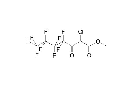 2-CHLORO-4,4,5,5,6,6,7,7,7-NONAFLUORO-3-OXOHEPTANOIC ACID, METHYLESTER (KETO)