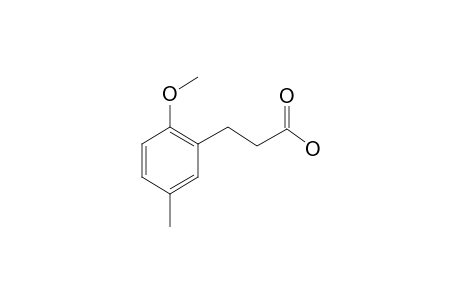 3-(2-Methoxy-5-methyl-phenyl)propionic acid