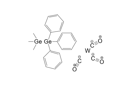 Tungsten trimethyl(triphenylgermyl)germane tricarbonyl