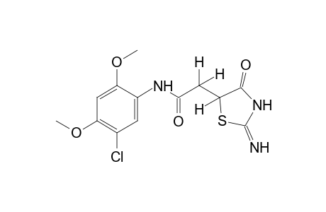 5'-chloro-2',4'-dimethoxy-2-imino-4-oxo-5-thiazolidineacetanilide