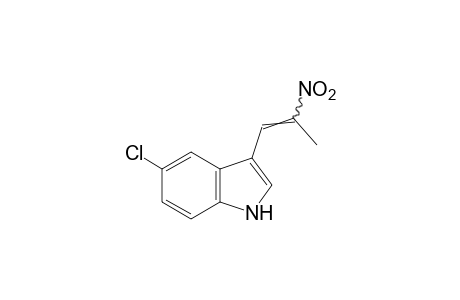5-chloro-3-(2-nitropropenyl)indole
