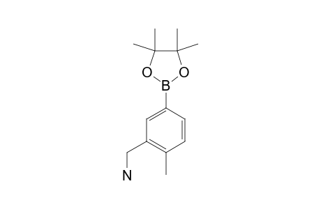 [2-METHYL-5-(4,4,5,5-TETRAMETHYL-1,3,2-DIOXABOROLAN-2-YL)-PHENYL]-METHANAMINE