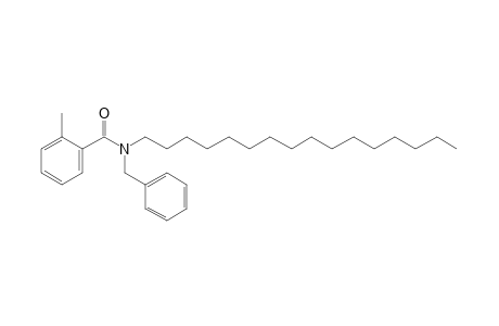 Benzamide, 2-methyl-N-benzyl-N-hexadecyl-