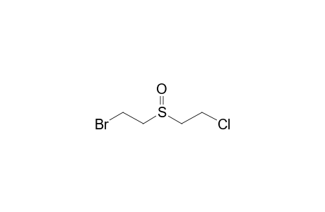 2-Bromoethyl 2-chloroethyl sulfoxide