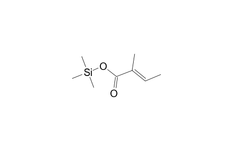 2-Butenoic acid, 2-methyl-, trimethylsilyl ester, (E)-