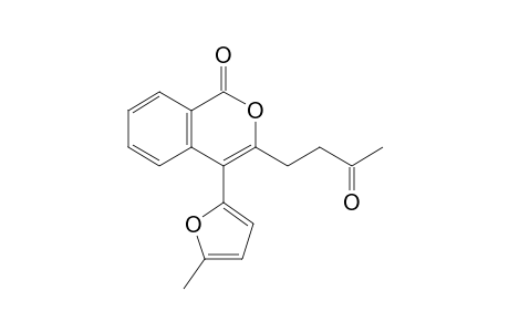 3-(3-ketobutyl)-4-(5-methyl-2-furyl)isocoumarin