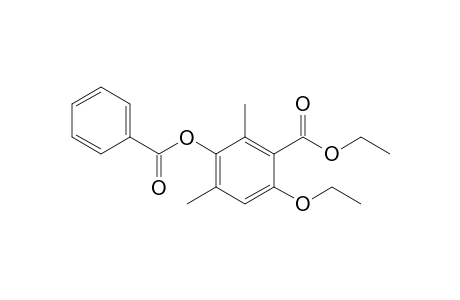 Ethyl 5-benzoyloxy-2-ethoxy-4,6-dimethylbenzoate