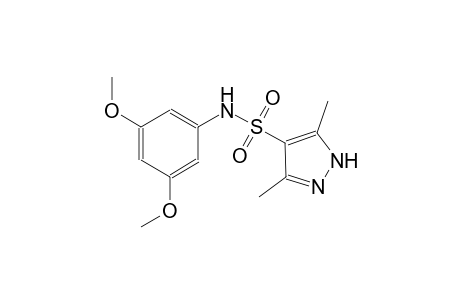 N-(3,5-dimethoxyphenyl)-3,5-dimethyl-1H-pyrazole-4-sulfonamide