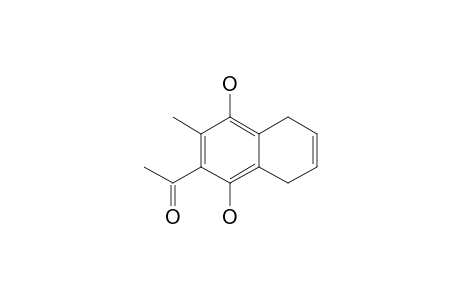 1,4-Dihydroxy-2-acetyl-5,8-dihydro-3-methylnaphthalene