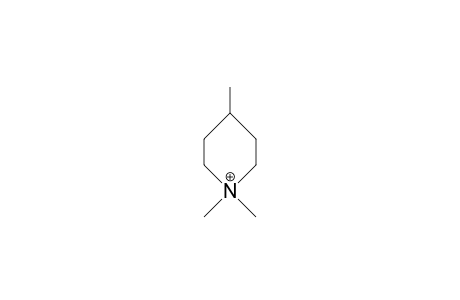 1,1,4-Trimethyl-piperidinium cation