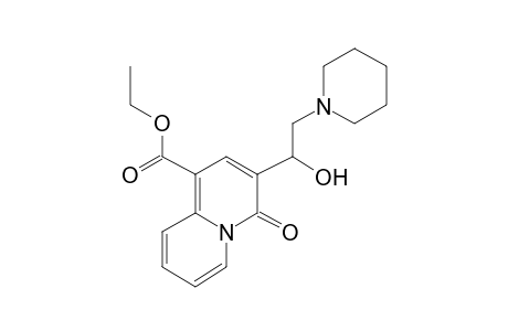 Ethyl 3-[1-hydroxy-2-(1-piperidinyl)ethyl]-4-oxo-4H-quinolizine-1-carboxylate