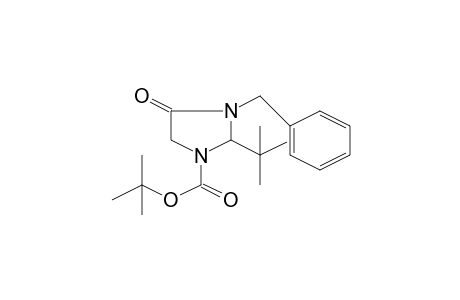 tert-Butyl 3-benzyl-2-tert-butyl-4-oxo-1-imidazolidinecarboxylate