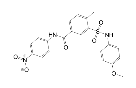benzamide, 3-[[(4-methoxyphenyl)amino]sulfonyl]-4-methyl-N-(4-nitrophenyl)-