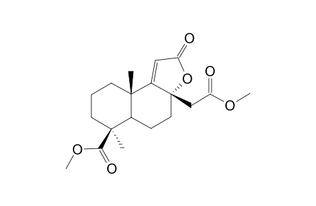 12,8-ALPHA-LACTONE-OF-19-METHYL-HYDROGEN-8-ALPHA-HYDROXY-8-BETA-METHOXYCARBONYLMETHYL-13,14,15,16,17-PENTANOR-LABD-9-(11)-ENE-12,19-DIOATE