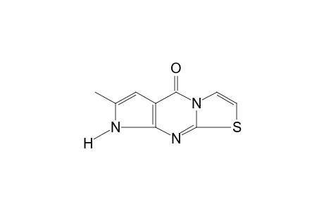 7-methyl-5H,8H-thiazolo[3,2-a]pyrrolo[2,3-d]-pyrimidin-5-one