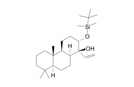 13.alpha.-t-Butyldimethylsilyloxy-17-nor-8-epi-15-cleistanten-14.beta.-ol