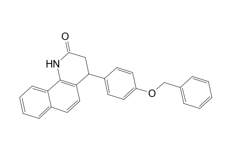 4-[4-(benzyloxy)phenyl]-3,4-dihydrobenzo[h]quinolin-2(1H)-one