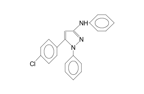 [5-(4-chlorophenyl)-1-phenyl-pyrazol-3-yl]-phenyl-amine