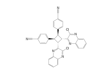 (1.alpha.,2.alpha.,3.beta.,4.beta.)-1,2-bis(3-chloro-2-quinoxalinyl)-3,4-bis(4-cyanophenyl)cyclobutane