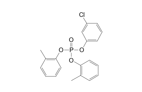 Phosphoric acid, bis(2-methylphenyl) 3-chlorophenyl ester