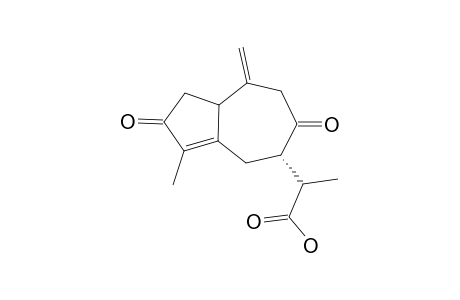 (1-ALPHA-H,7-BETA-H)-GUAI-4,10(14)-DIEN-3,8-DIOXO-13-OIC-ACID