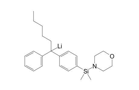 [1-[4-[dimethyl(morpholino)silyl]phenyl]-1-phenyl-hexyl]lithium