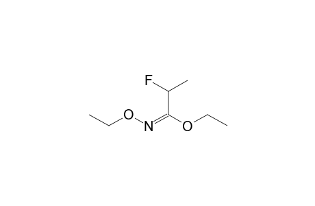 Ethyl N-ethoxy-2-fluoropropionimidate