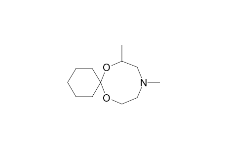 10,12-dimethyl-7,13-dioxa-10-azaspiro[5.7]tridecane