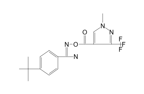 p-tert-butyl-O-{[1-methyl-3-(trifluoromethyl)pyrazol-4-yl]carbonyl}benzamidoxime