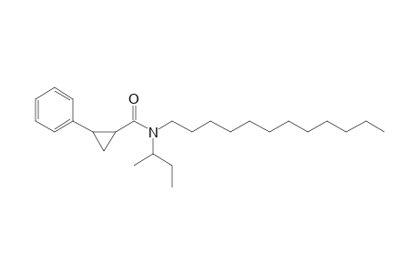 Cyclopropanecarboxamide, 2-phenyl-N-(2-butyl)-N-dodecyl-