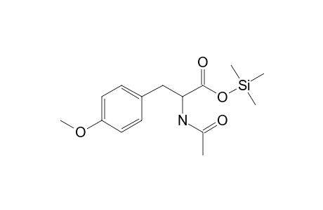 2-Acetamido-3-(4-methoxyphenyl)propanoic acid, tms