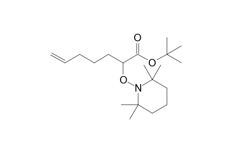 2-(2,2,6,6-tetramethylpiperidino)oxyhept-6-enoic acid tert-butyl ester