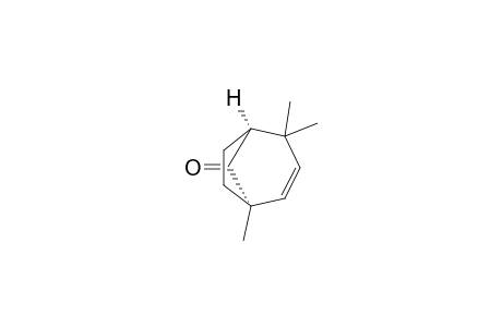 Bicyclo[3.2.1]oct-2-en-8-one, 1,4,4-trimethyl-, (1R,5S)-