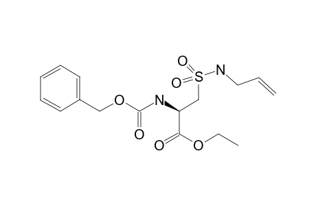 Ethyl 3-allylaminosulfonyl-2R-benzyloxycarbamidopropionate