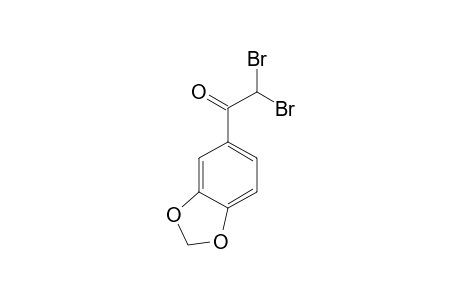 2,2-Dibromo-1-(3,4-methylenedioxyphenyl)ethanone