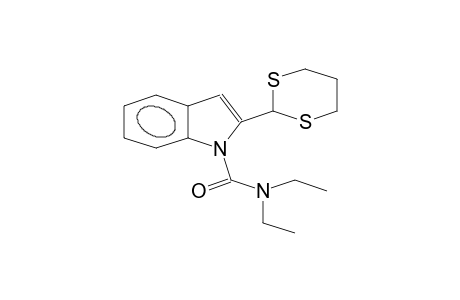 1H-INDOLE-1-CARBOXAMIDE, 2-(1,3-DITHIAN-2-YL)-N,N-DIETHYL-