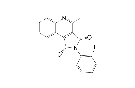 1H-pyrrolo[3,4-c]quinoline-1,3(2H)-dione, 2-(2-fluorophenyl)-4-methyl-