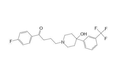 1-Butanone, 1-(4-fluorophenyl)-4-[4-hydroxy-4-[3-(trifluoromethyl)phenyl]-1-piperidinyl]-