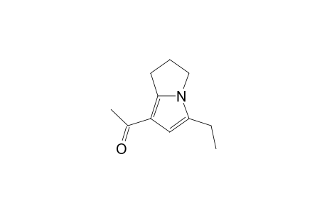 7-Acetyl-5-ethyl-2,3-dihydro-1H-pyrrolizine