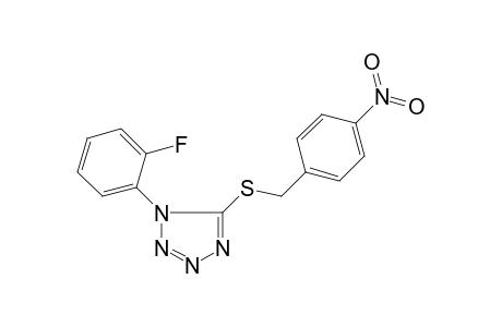 1-(2-Fluoro-phenyl)-5-(4-nitro-benzylsulfanyl)-1H-tetrazole