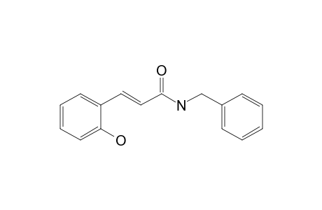 (E)-3-(2-hydroxyphenyl)-N-(phenylmethyl)-2-propenamide