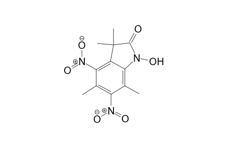 1-Hydroxy-3,3,5,7-tetramethyl-4,6-dinitro-2-indolinone