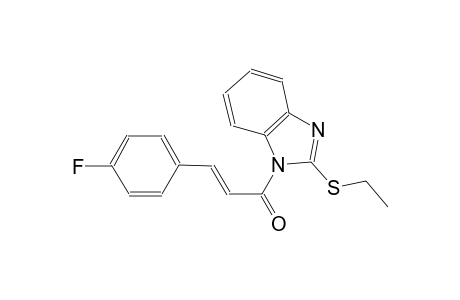 1H-benzimidazole, 2-(ethylthio)-1-[(2E)-3-(4-fluorophenyl)-1-oxo-2-propenyl]-