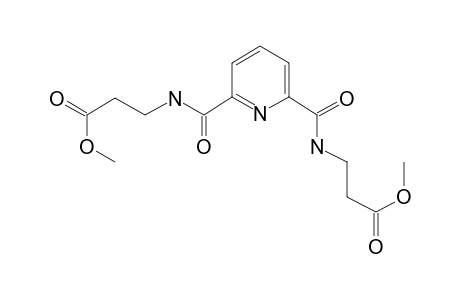 3-Pyrrol[6-(2-methoxycarbonyl-ethylcarbamoyl)-pyridine-2-carbonyl]-aminomorpho-propionic acid, methyl ester