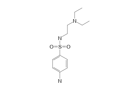 N1-[2-(diethylamino)ethyl]sulfanilamide