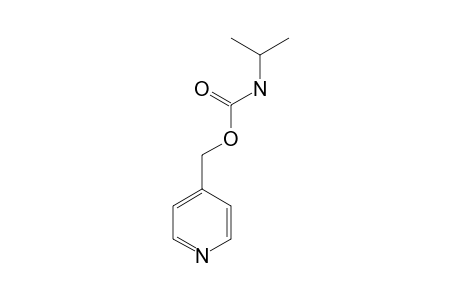 isopropylcarbamic acid, 4-pyridylmethyl ester